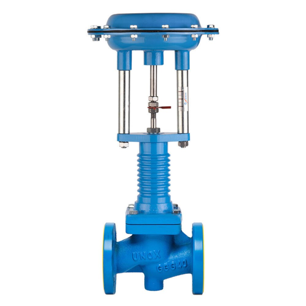 2 Way Pneumatic On-Off Control Valve For Hot Oil